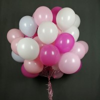Облако из 40 шаров "Розовый микс"
